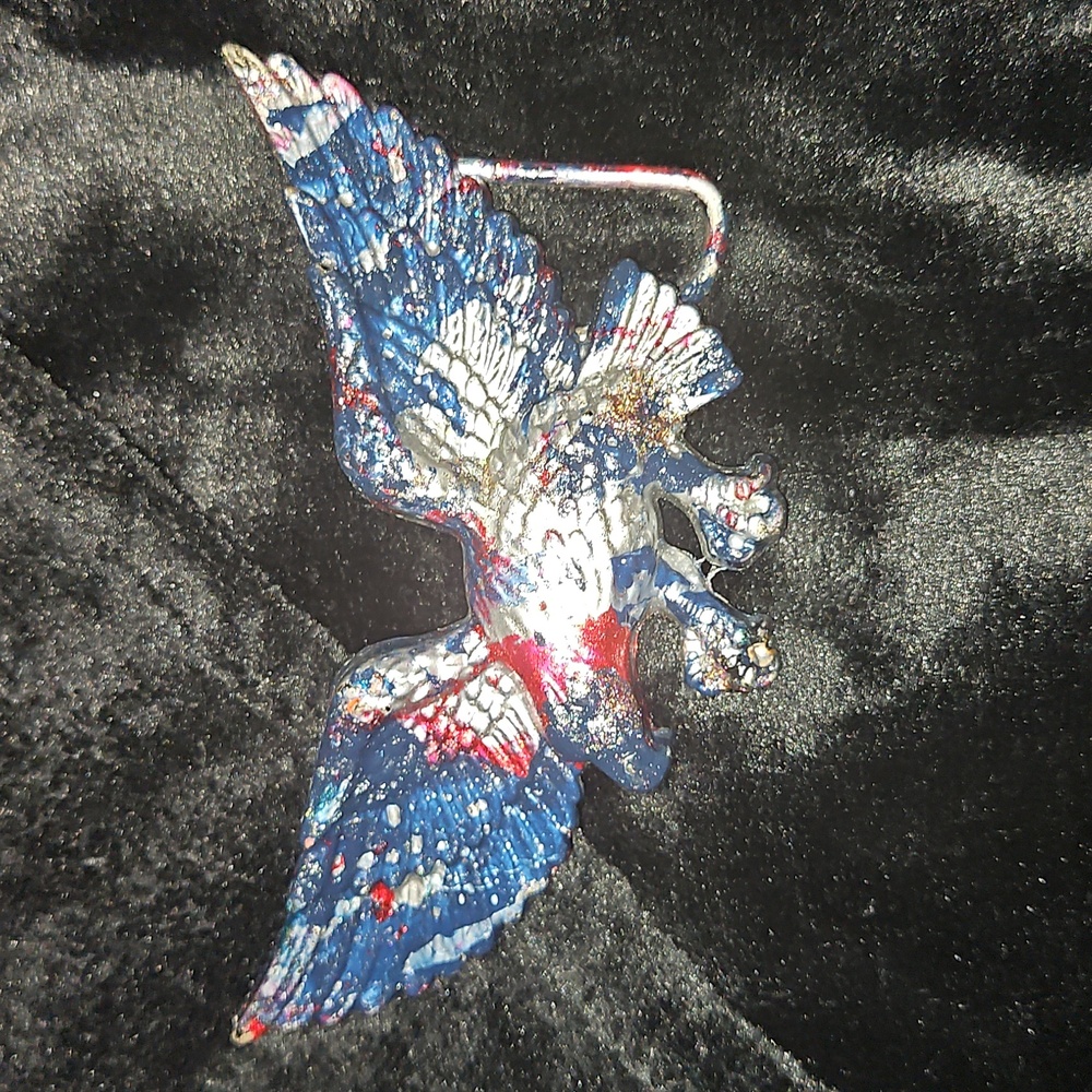 Customized Silver Eagle Buckle